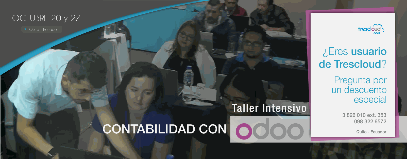 Odoo CMS - una imagen grande